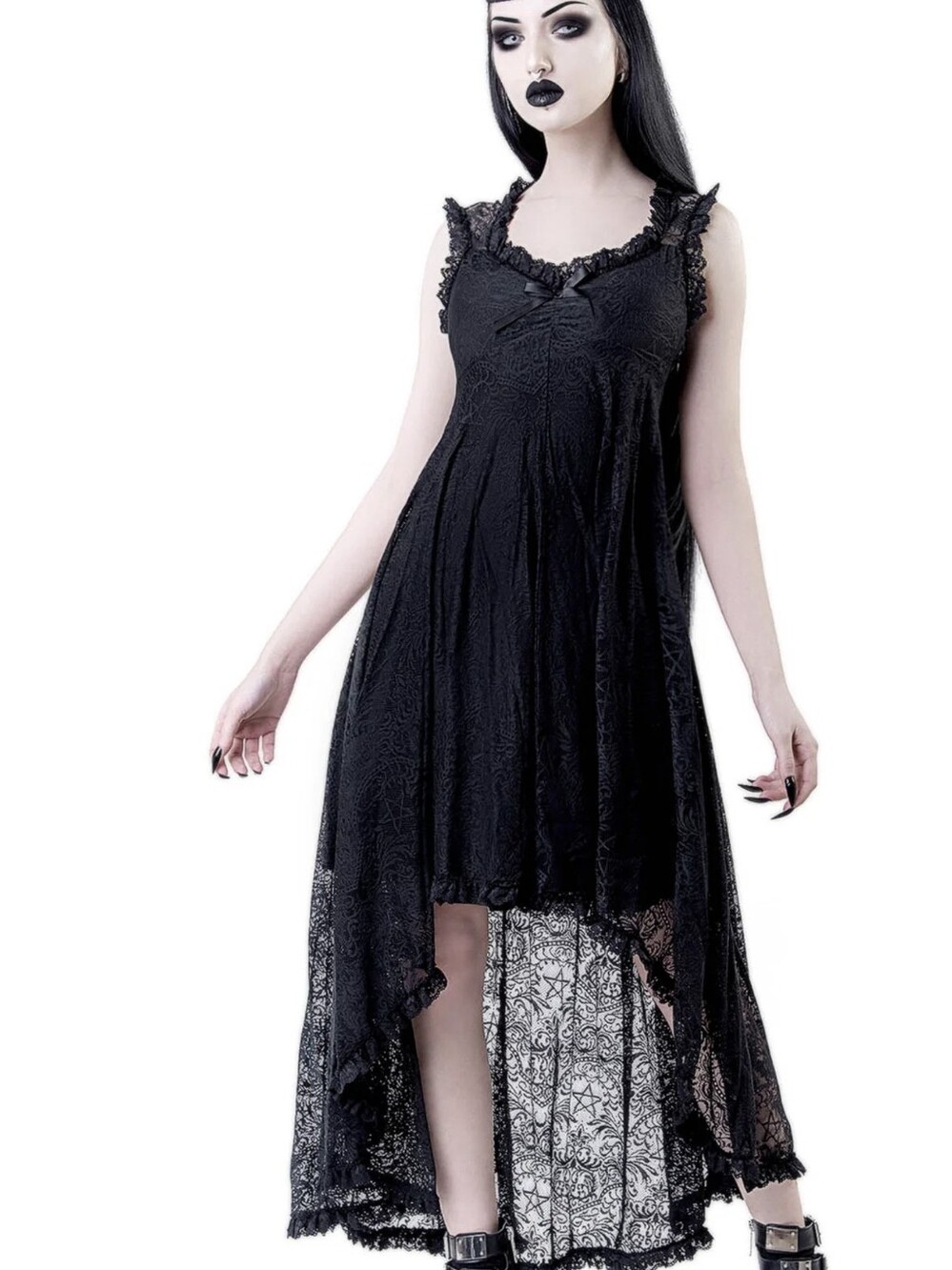 Killstar Willow Lace Maxi Dress NWT